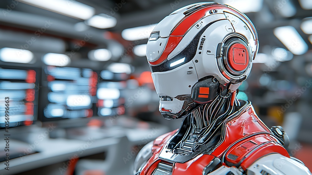 Innovative futuristic robotics exploring advanced technology in human-machine interaction and its impact on society Innovative futuristic robotics exploring advanced technology in human-machine interaction and its impact on society