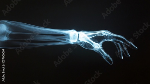 Detailed Ultrasound of an Arm Joint with Doctors' Hands