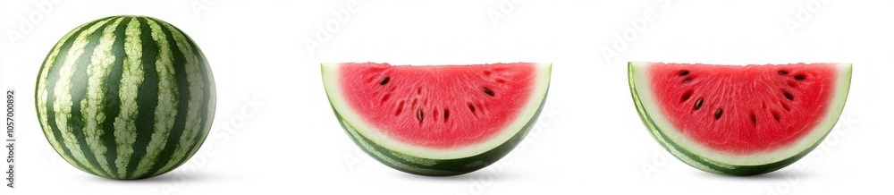 Fresh Watermelon Slices - Perfect Summer Treat Fresh Watermelon Slices - Perfect Summer Treat