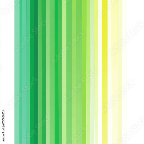 Vibrant green gradient background with stripes transitioning from dark green to light yellow. This design evokes freshness and tranquility, perfect for various creative projects