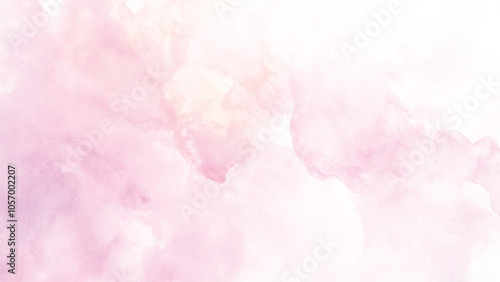 Pink watercolor pastel painted background, Abstract pink texture for design.