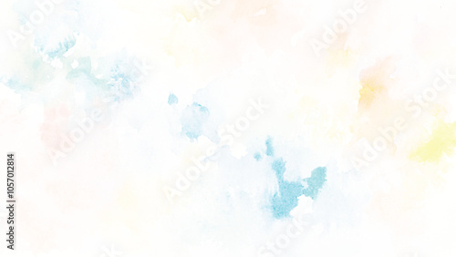 Colorful and bright watercolor background texture with grunge watercolor splashes, Abstract bright and shinny lovely soft color watercolor background, Beautiful and light color colorful background.