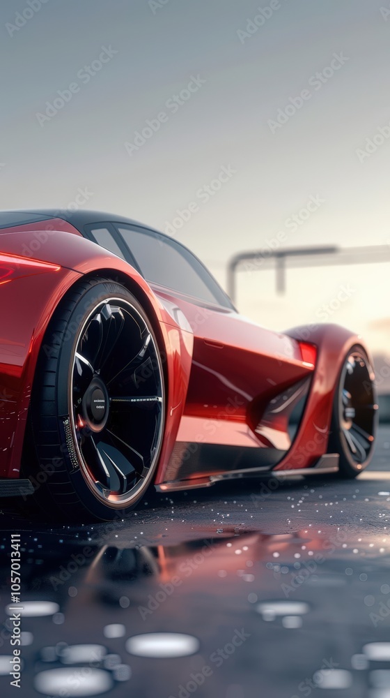 Highlight the edge features of electric cars through a mesmerizing 3D design Highlight the edge features of electric cars through a mesmerizing 3D design