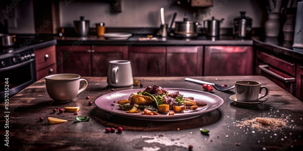 Burned Out and Depleted: An Artistic Take on Food Photography Capturing the Essence of Exhaustion and Culinary Disarray Burned Out and Depleted: An Artistic Take on Food Photography Capturing the Essence of Exhaustion and Culinary Disarray