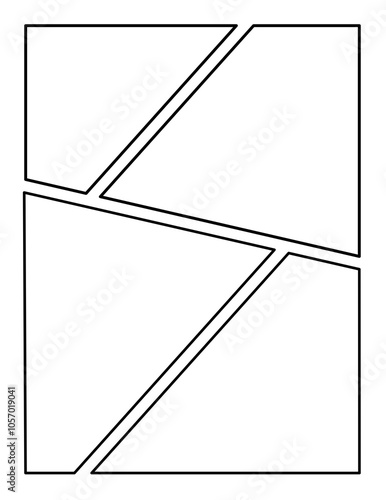 Layout comic or manga background