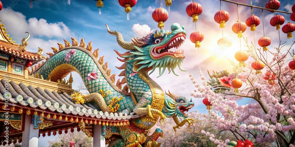 Celebrate the Lunar New Year with our vibrant Chinese Dragon banner! Perfect for invitations and festive decorations, bringing joy and luck to your Celebrate the Lunar New Year with our vibrant Chinese Dragon banner! Perfect for invitations and festive decorations, bringing joy and luck to your