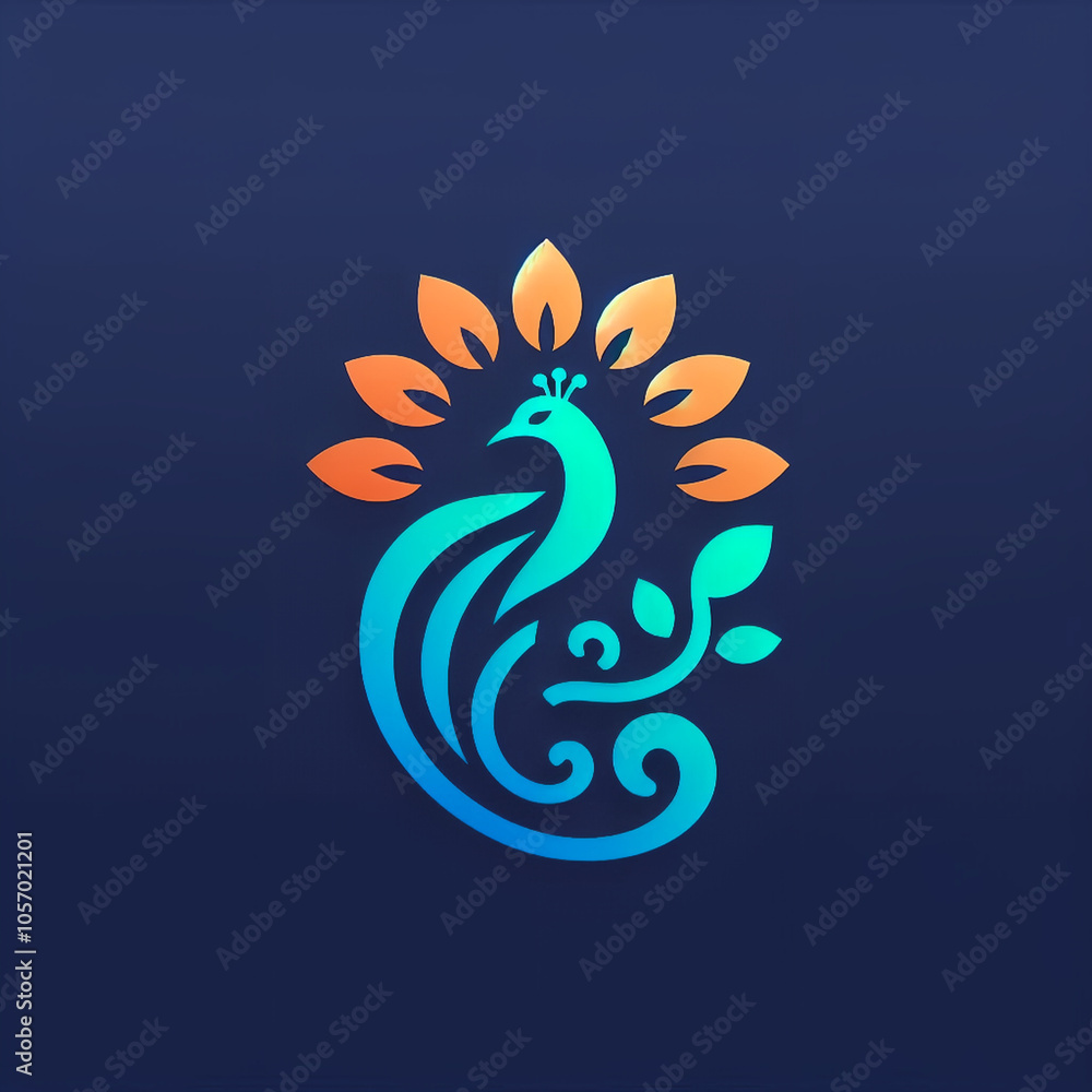 peacock logo minimalist peacock logo minimalist