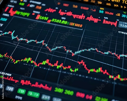 Wallpaper Mural Finance chart,stock market business and exchange financial growth graph. Stock market investment trading graph growth Torontodigital.ca