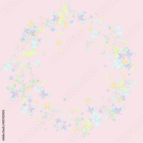 abstract background with flowers