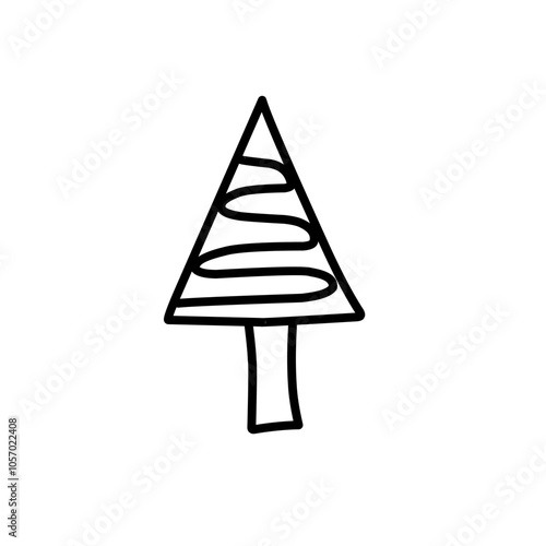 abstract conifer pine fir 