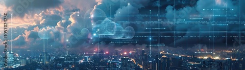 Cloud architect designing scalable cloud infrastructure for enterprise applications