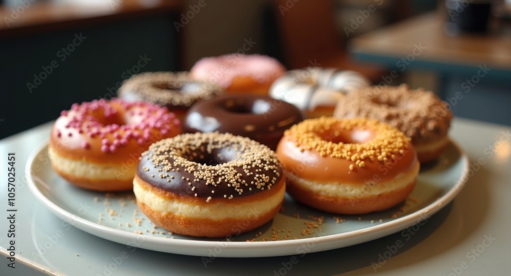 platter of assorted gourmet donuts platter of assorted gourmet donuts