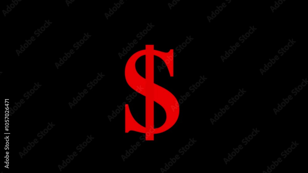 dollar icon on a black background. dollar icon on a black background.