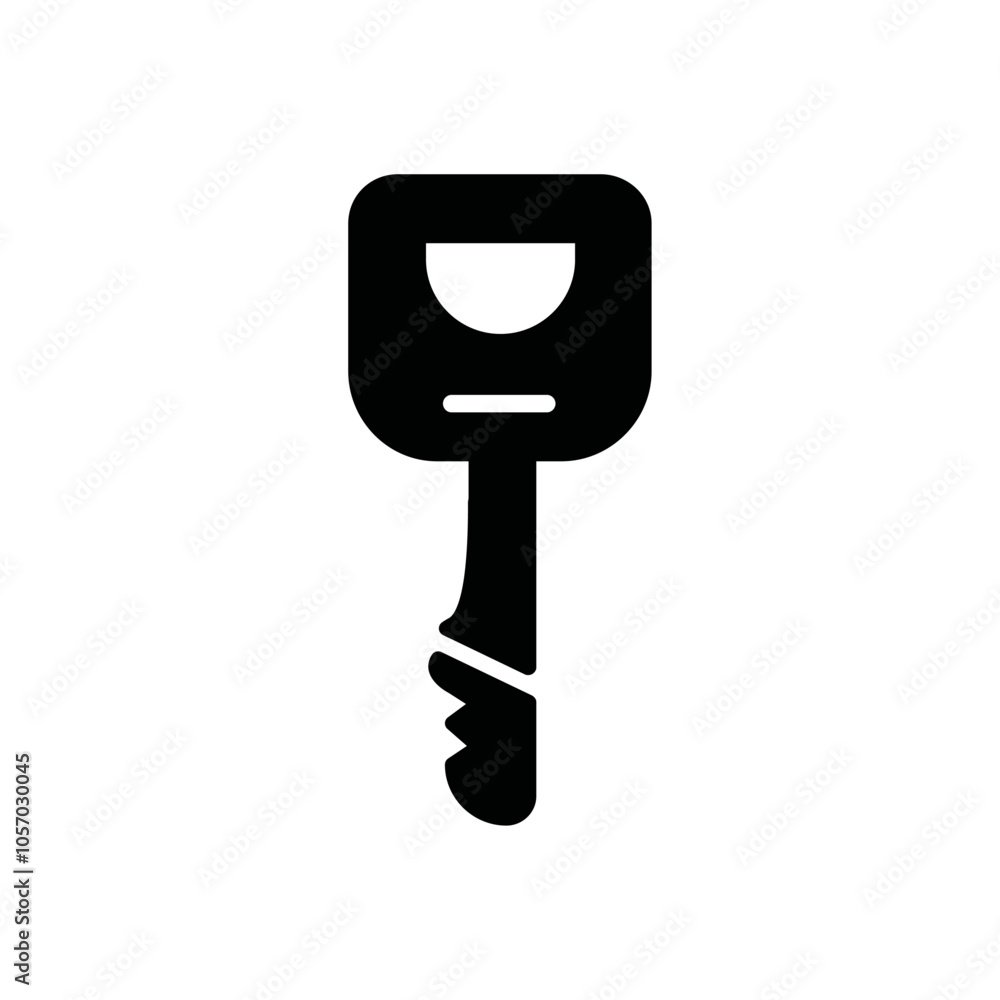 broken key icon flat line symbol set. broken key icon flat line symbol set.