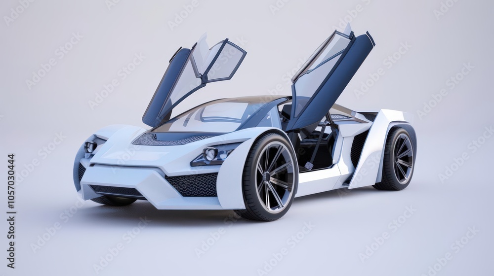 Craft a futuristic 3D model of an electric car that embodies the ethos of clean energy and forward thinking Craft a futuristic 3D model of an electric car that embodies the ethos of clean energy and forward thinking