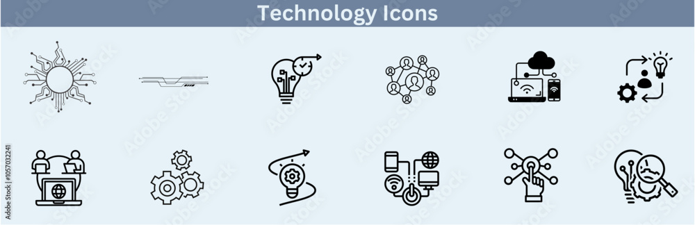 Information Technology icon set. Containing cloud computing, IT management, big data, data analytics, internet, network security, and more. Solid vector icons collection. Information Technology icon set. Containing cloud computing, IT management, big data, data analytics, internet, network security, and more. Solid vector icons collection.