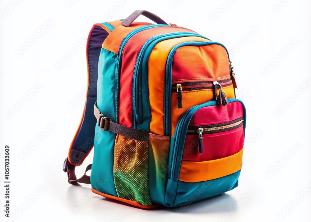 Commuter Backpack Isolated on White Background for Modern Lifestyle Photography Commuter Backpack Isolated on White Background for Modern Lifestyle Photography