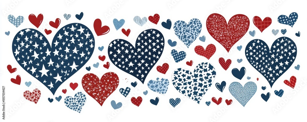 Word AMERICAN text filled with American flag elements, patriotic and symbolic typography on simple white background Word AMERICAN text filled with American flag elements, patriotic and symbolic typography on simple white background