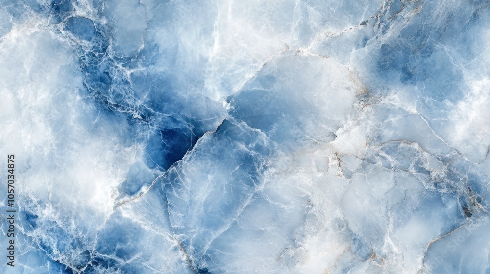 Smooth abstract marble texture in shades of blue and white, perfect for a clean, modern look Smooth abstract marble texture in shades of blue and white, perfect for a clean, modern look