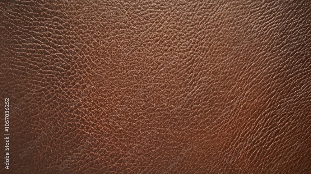 Smooth leather texture in rich brown tones, adding warmth and luxury