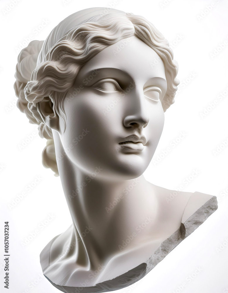 Gypsum copy of ancient statue Venus head Gypsum copy of ancient statue Venus head