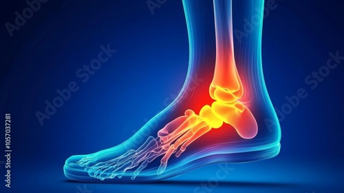 Sudden Intense Pain in Ankle - Sprain, Strain, Injury, Discomfort in Movement