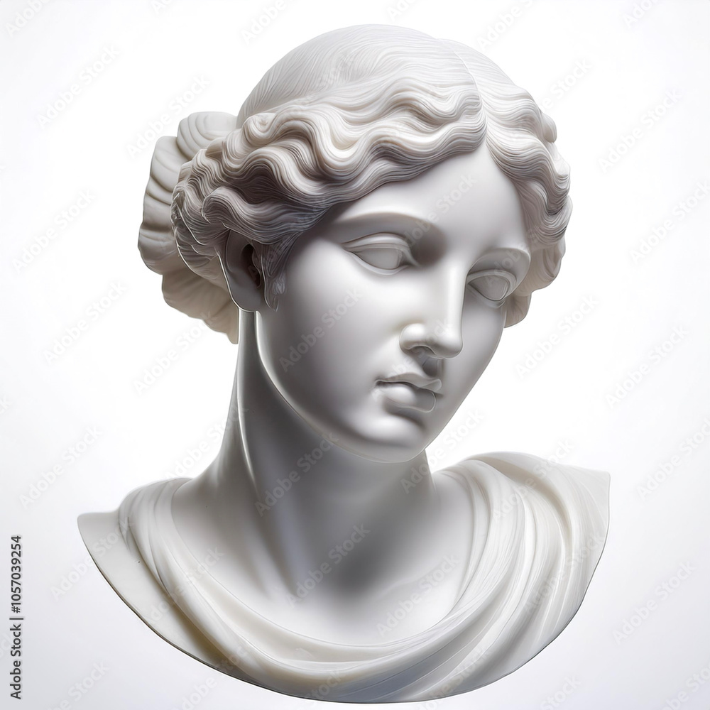 Gypsum copy of ancient statue Venus head Gypsum copy of ancient statue Venus head