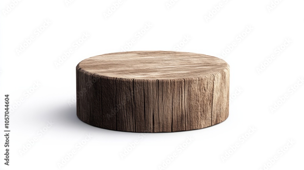 3d wooden podium against white background 3d wooden podium against white background