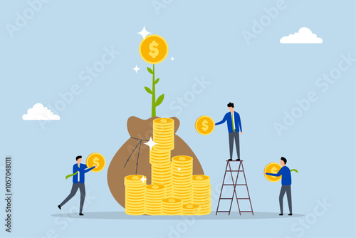 Mutual fund, Individuals invest in mutual funds where their money can grow like a sprout.