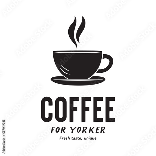 A cup of coffee logo vector