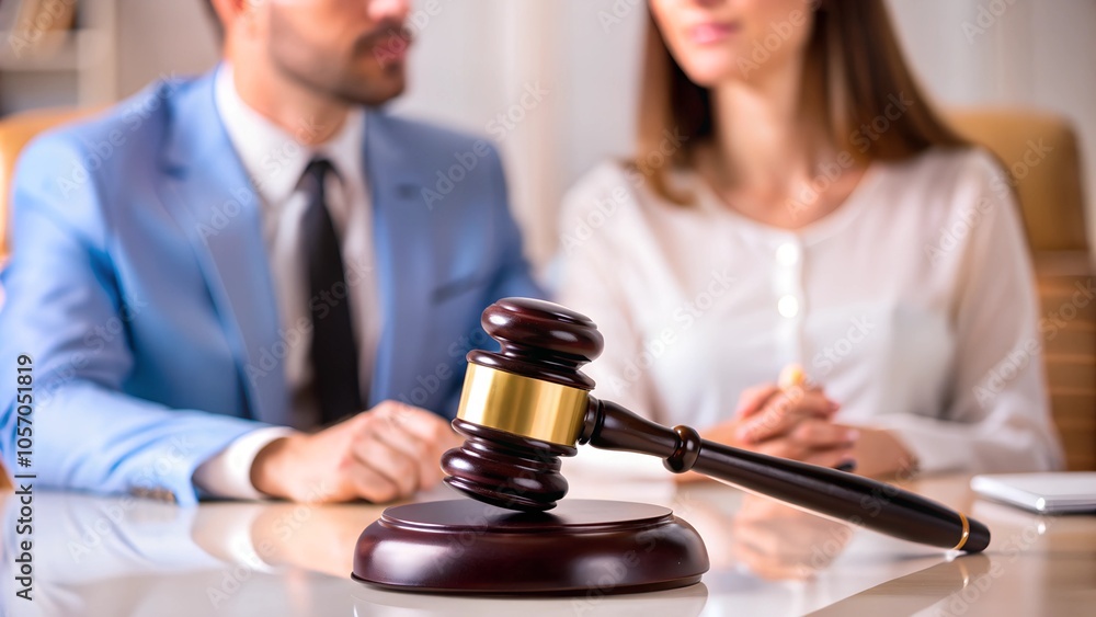 lawsuit, divorce proceedings, judge process between man and wooman lawsuit, divorce proceedings, judge process between man and wooman