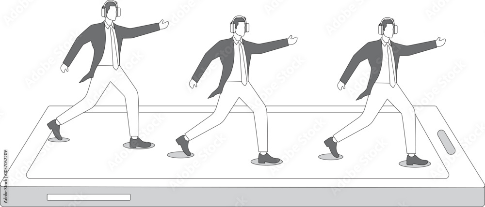 On The Phone, Jogging,Running, Businessman, On The Phone, Jogging,Running, Businessman,
