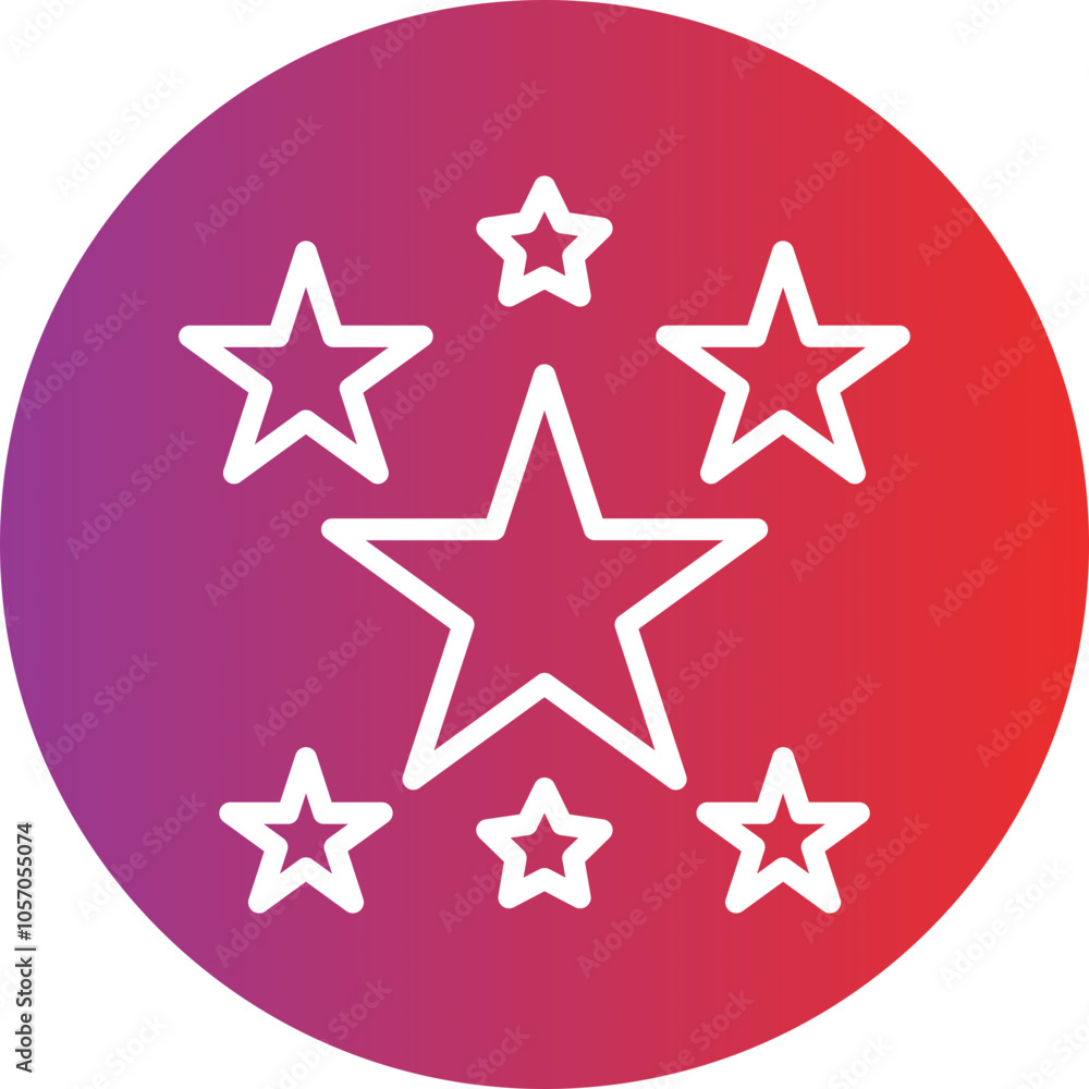 Fototapeta premium Star Icon Style