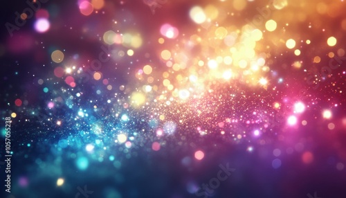 Enchanting Sparkle of Vibrant Colors and Radiant Lights