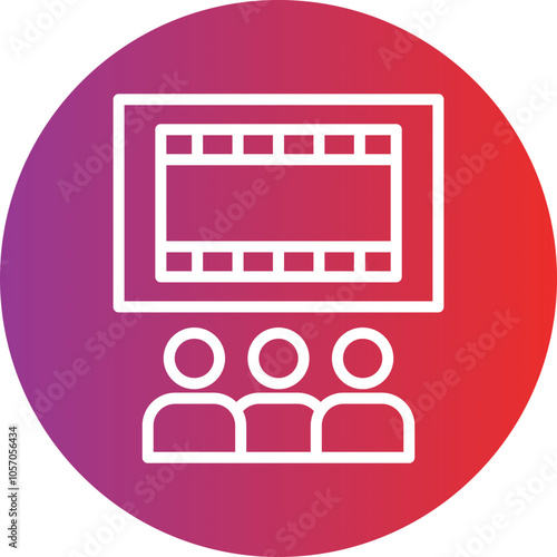 Cinema Screen Icon Style