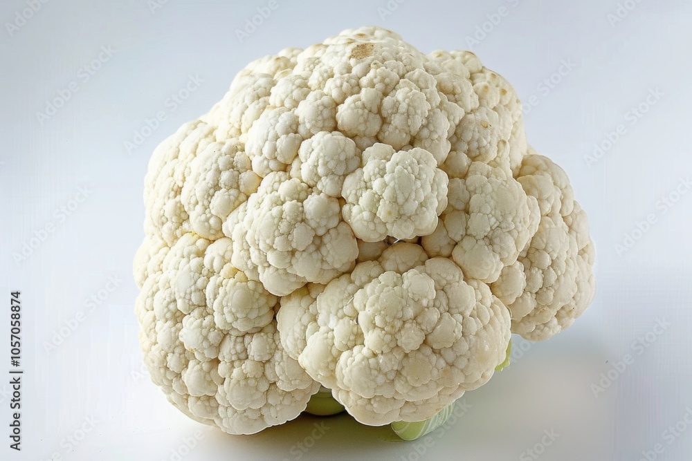 cauliflower on a white background cauliflower on a white background