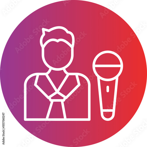 Host Male Icon Style
