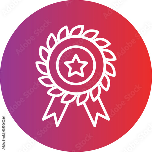 Hospitality Award Icon Style
