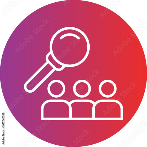 Hiring Staff Icon Style