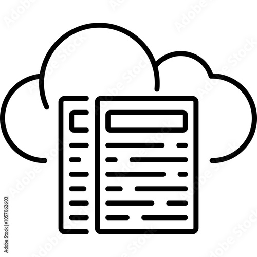 Cloud Service Level Agreement Icon