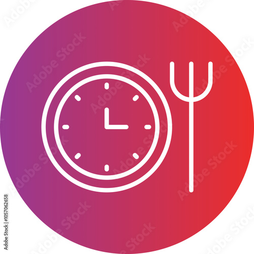 Eating Slowly Icon Style