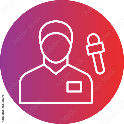Journalist Male Icon Style
