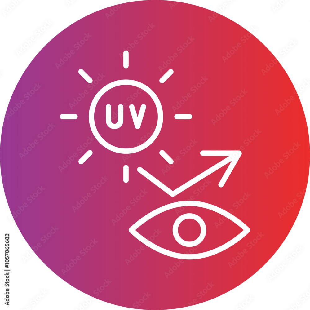 Blue Light Protection Icon Style Blue Light Protection Icon Style