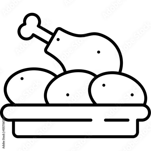 Turkey Platter Icon