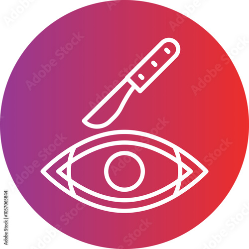 Eye Surgery Icon Style