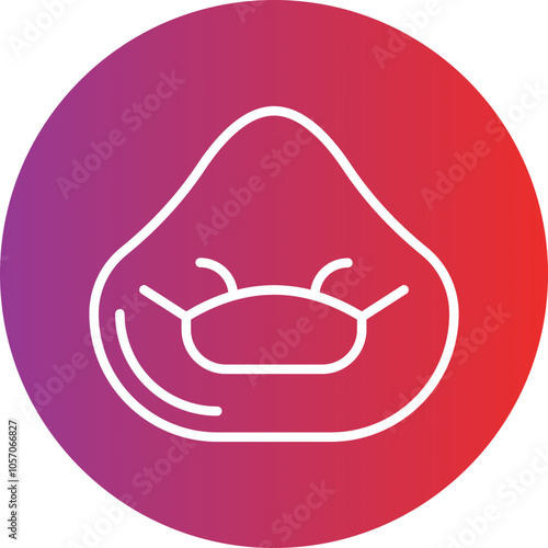 Bean Bag Icon Style
