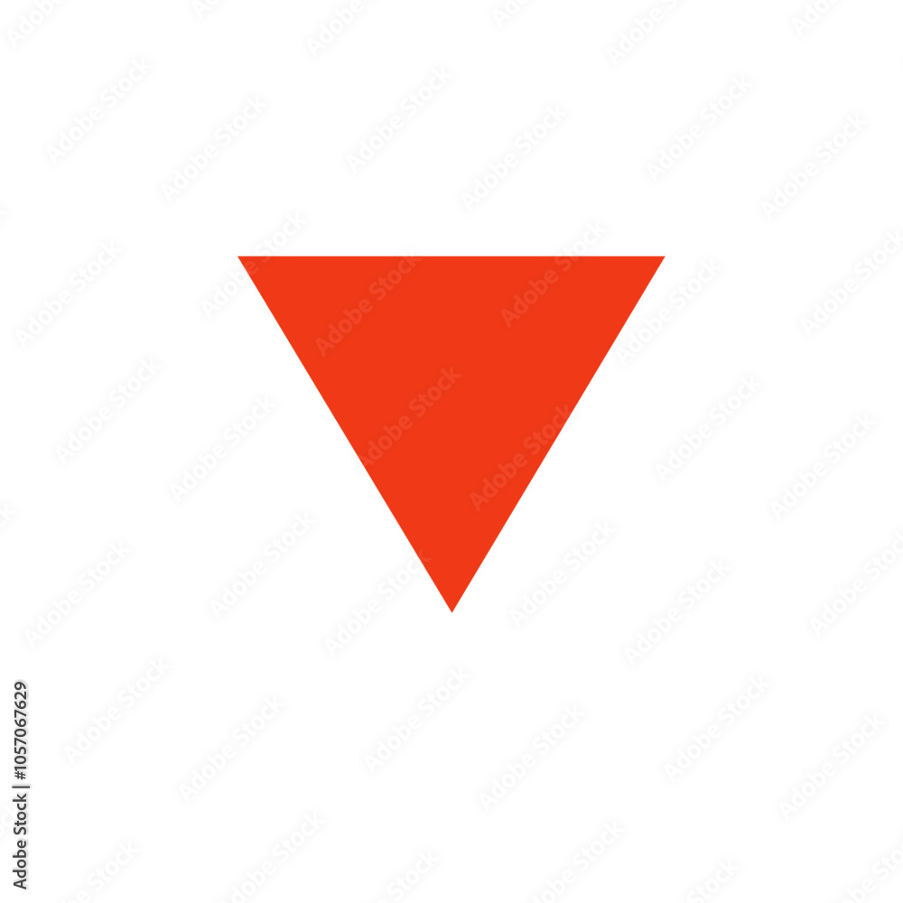 Red Triangle Emoji
