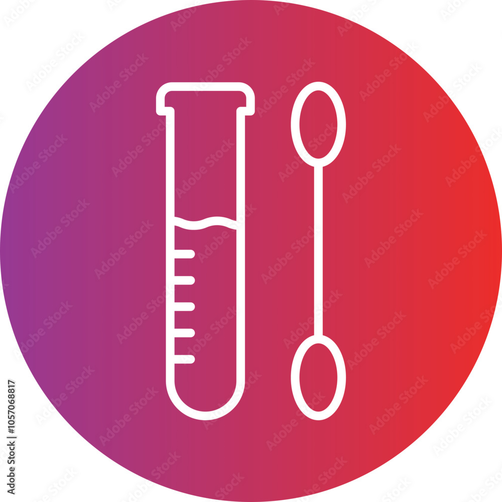 Swab Test Icon Style Swab Test Icon Style