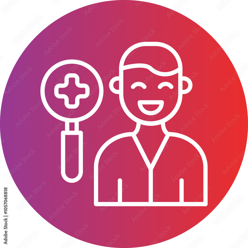 Patient Examination Icon Style Patient Examination Icon Style
