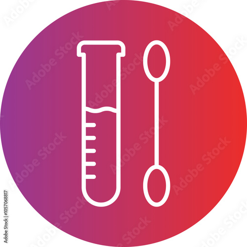 Swab Test Icon Style